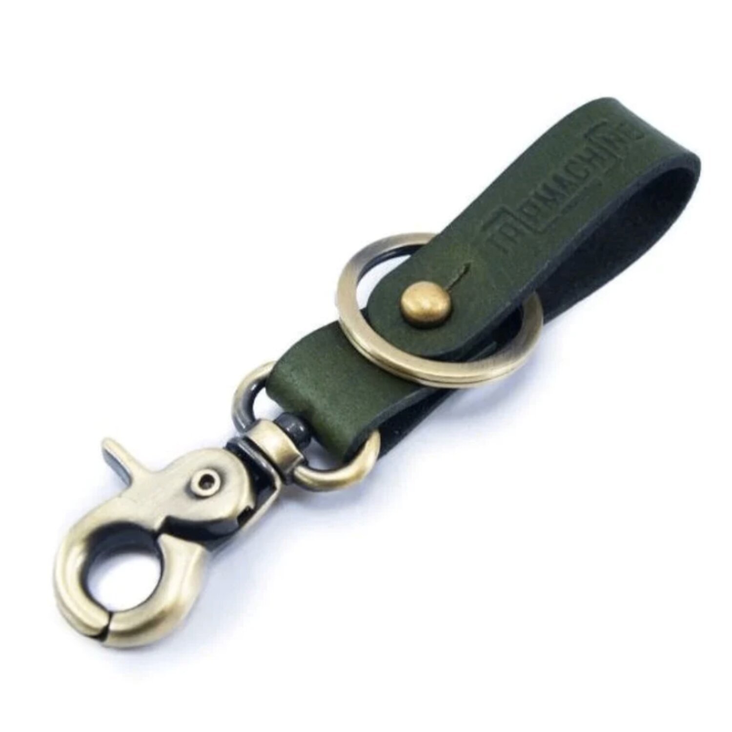 Trip Machine Key Fob army green/antique