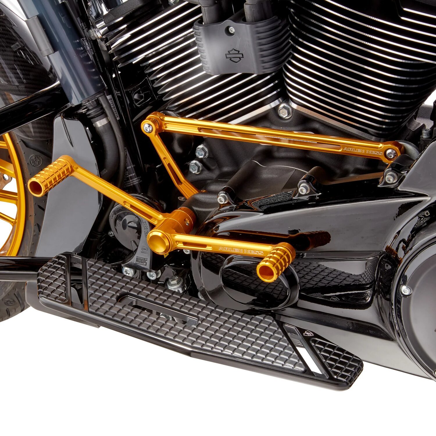 Arlen Ness, Speedliner Foot Control Kit, Gold