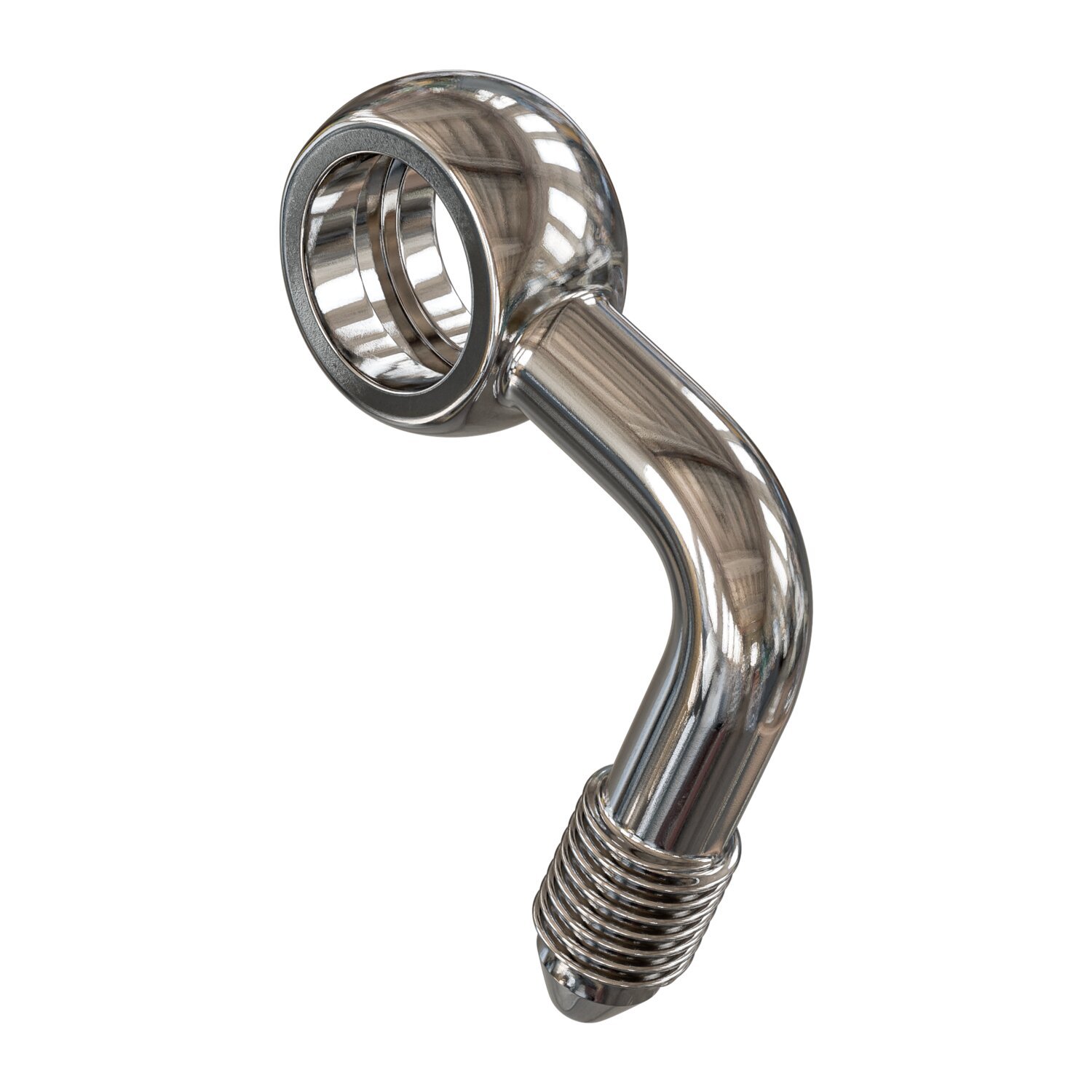 Goodridge, Slimline side banjo bolt 3/8" 90 degrees. SS