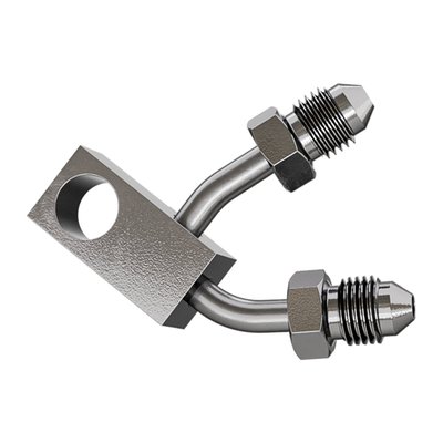 High polished stainless steel.