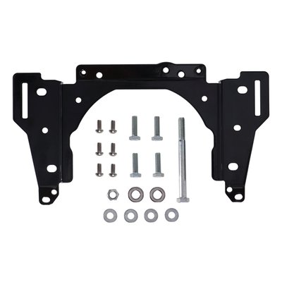 Black steel construction. OEM style. OEM replacement reference 47200899. 
Note: Optional available and required to install the headlamp in 'Dominator ST fairing brackets' 701683/701687 (18-up M8 Softail), 701684/701688 (96-up Touring), 701685/701689 (06-17 Dyna) and 701686/701690 (82-94 FXR) when installing a FXLRST Low Rider ST fairing on these models. 