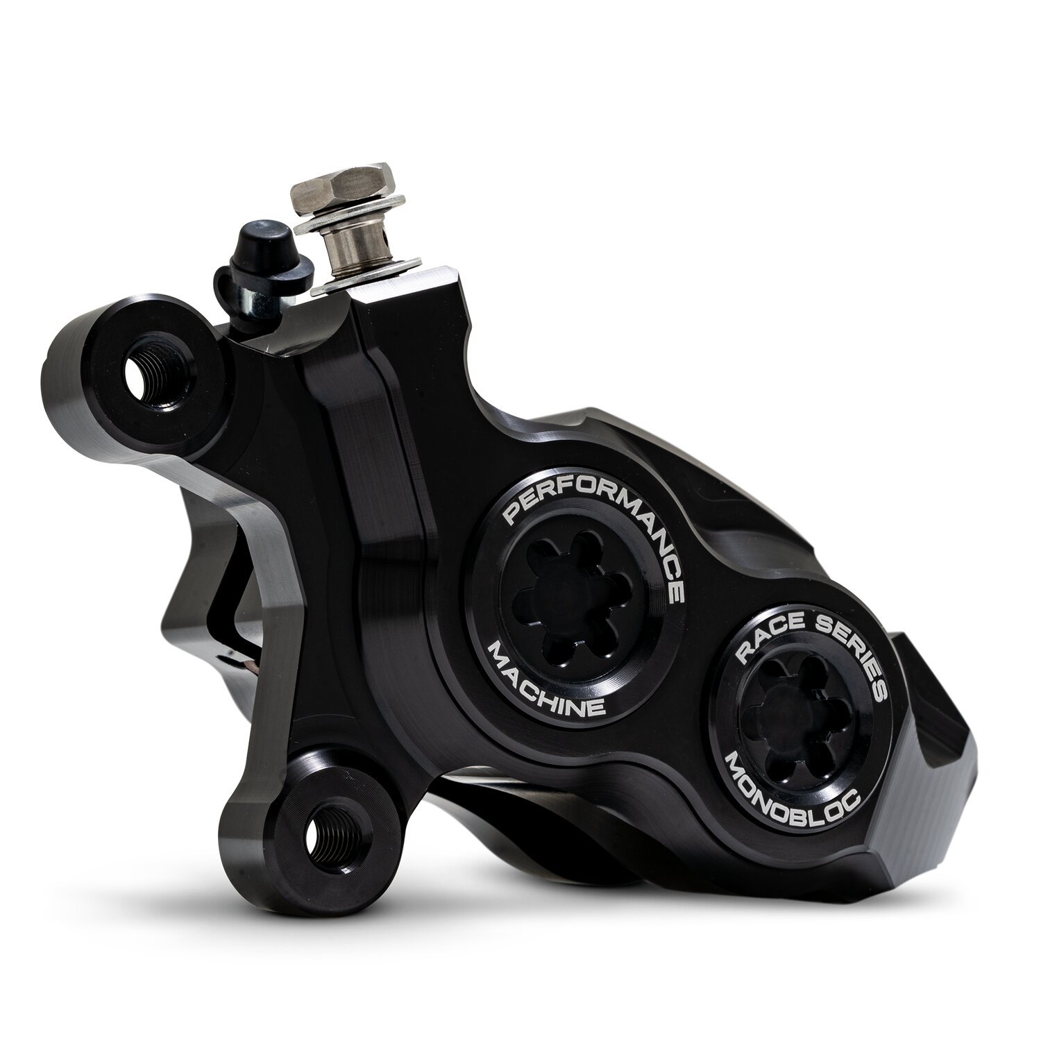 PM, Race Series 4-P Monobloc caliper. Left front, Black