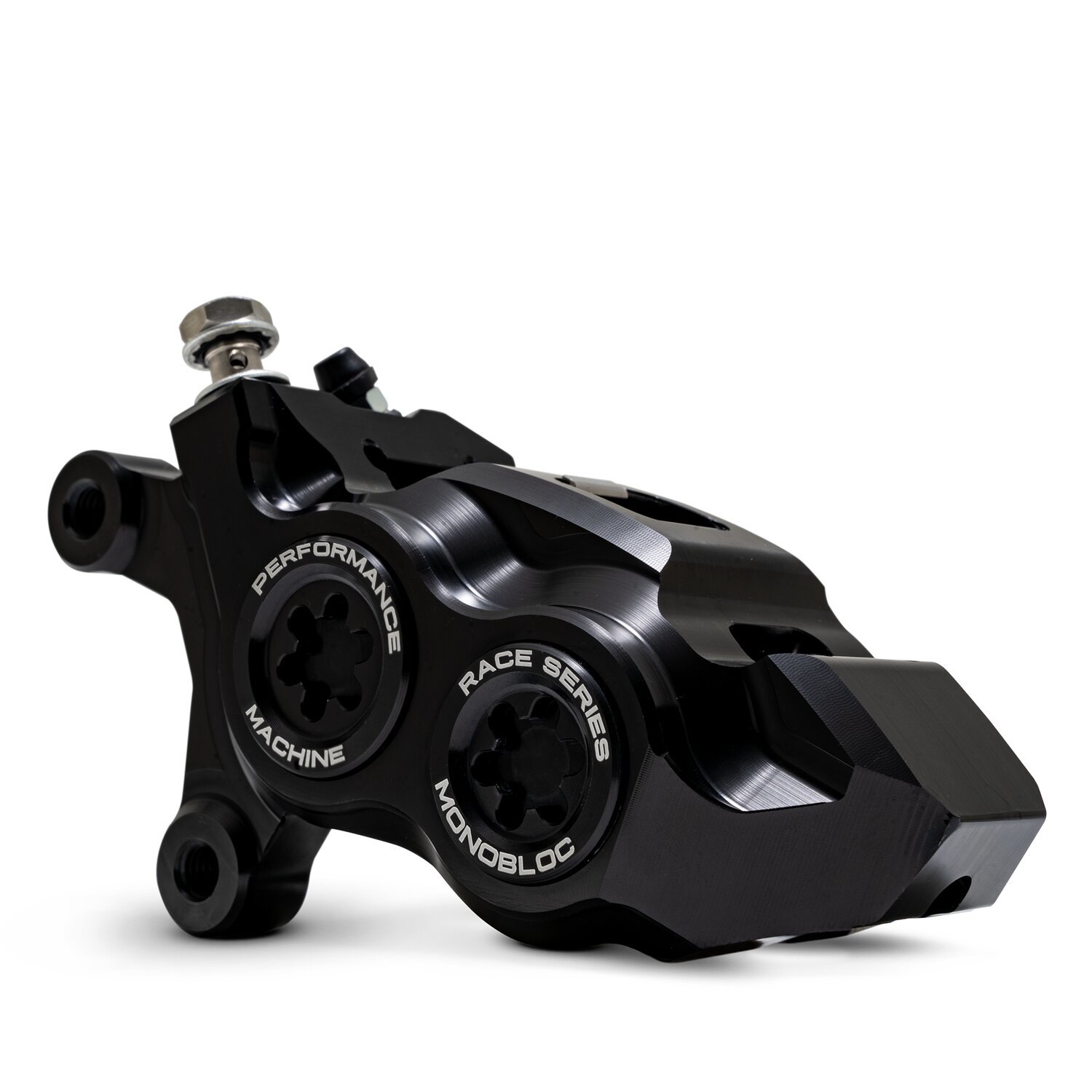 PM, Race Series 4-P Monobloc caliper. Left front