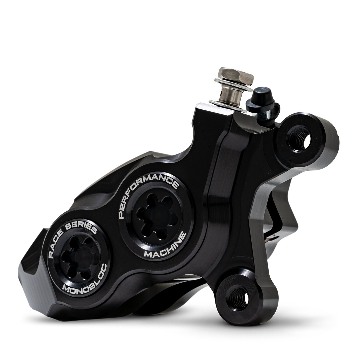 PM, Race Series 4-P Monobloc caliper. Right front, Black
