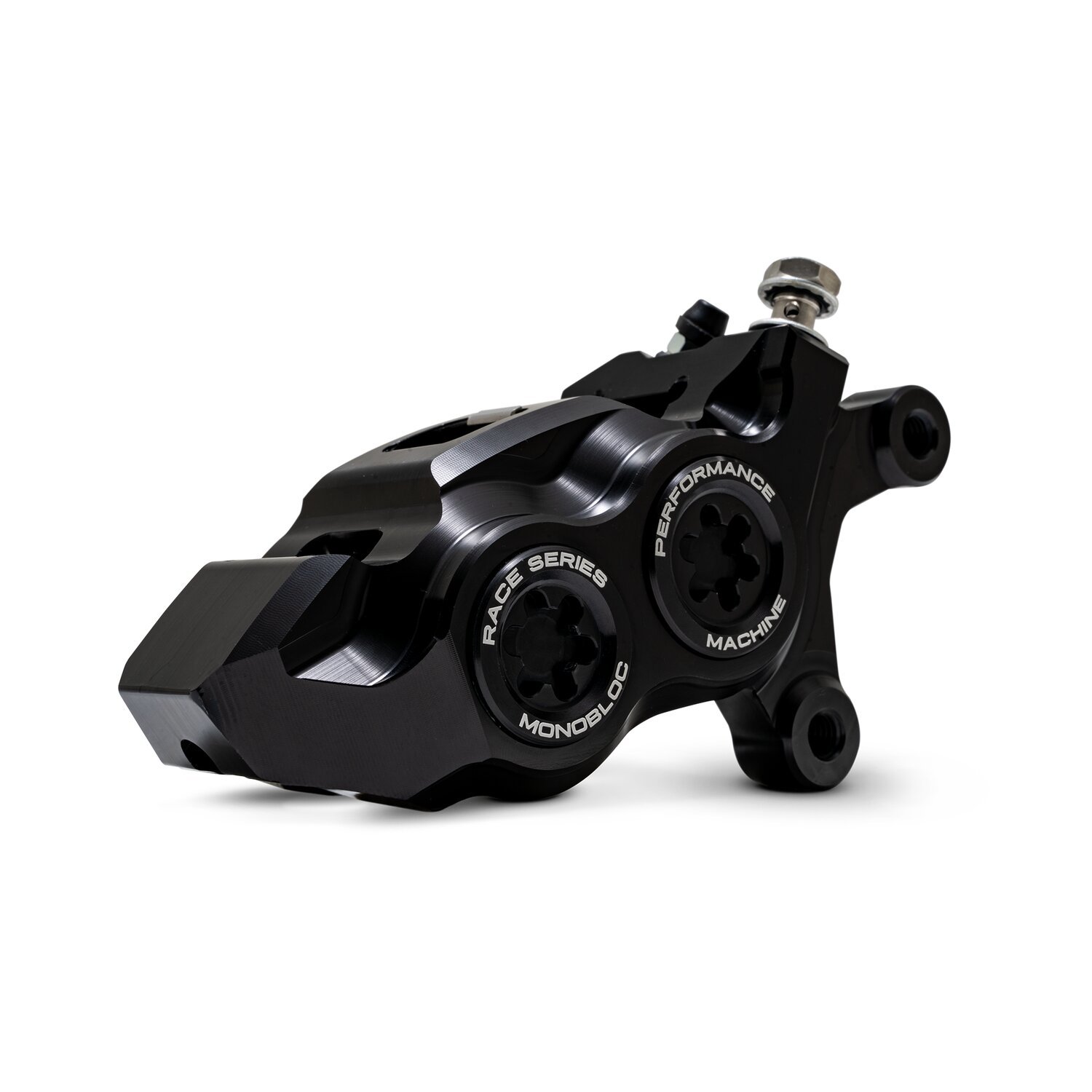 PM, Race Series 4-P Monobloc caliper. Right front