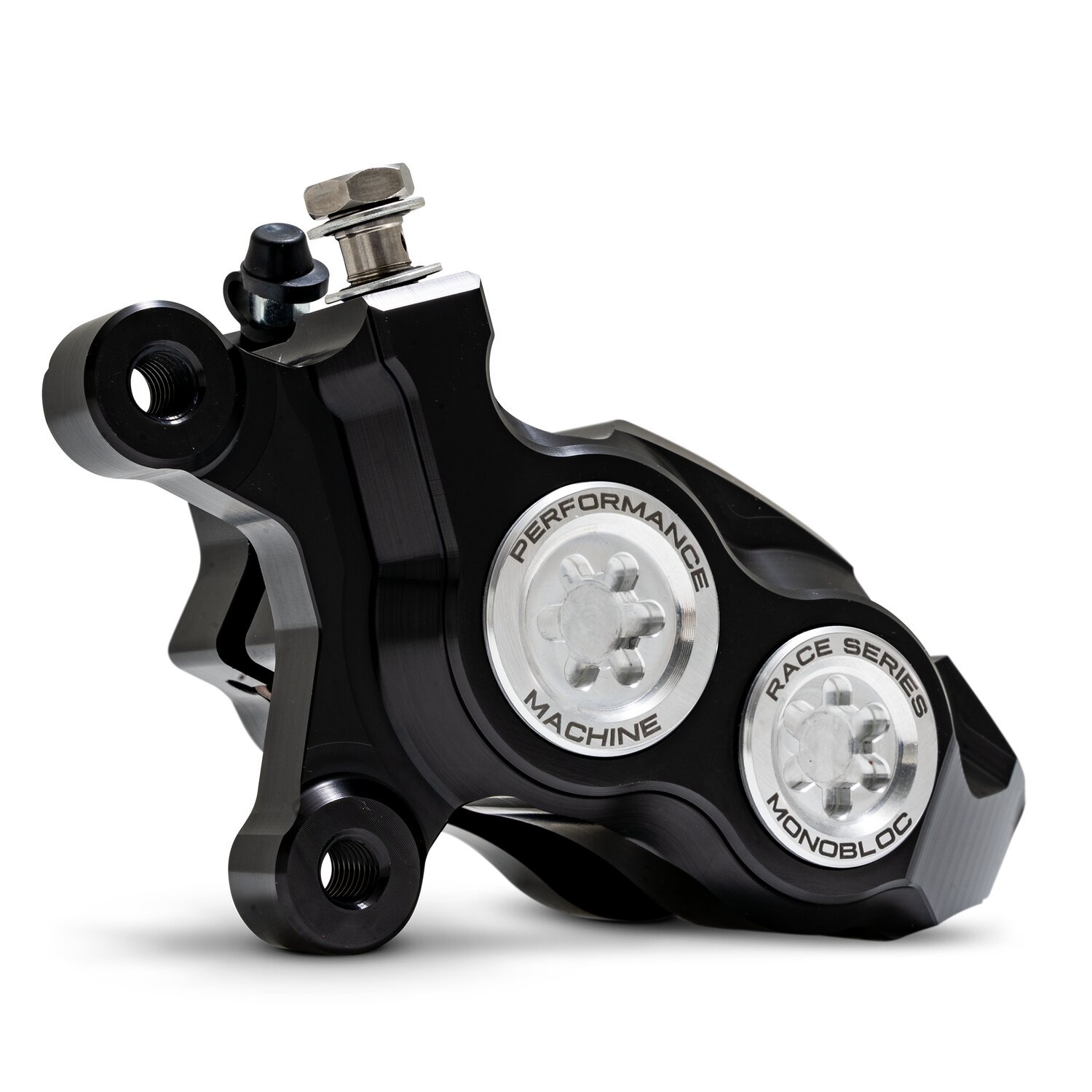 PM, Race Series 4-P Monobloc caliper. Left front, clear