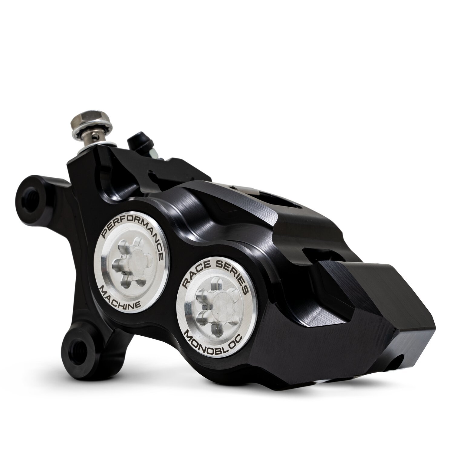 PM, Race Series 4-P Monobloc caliper. Left front