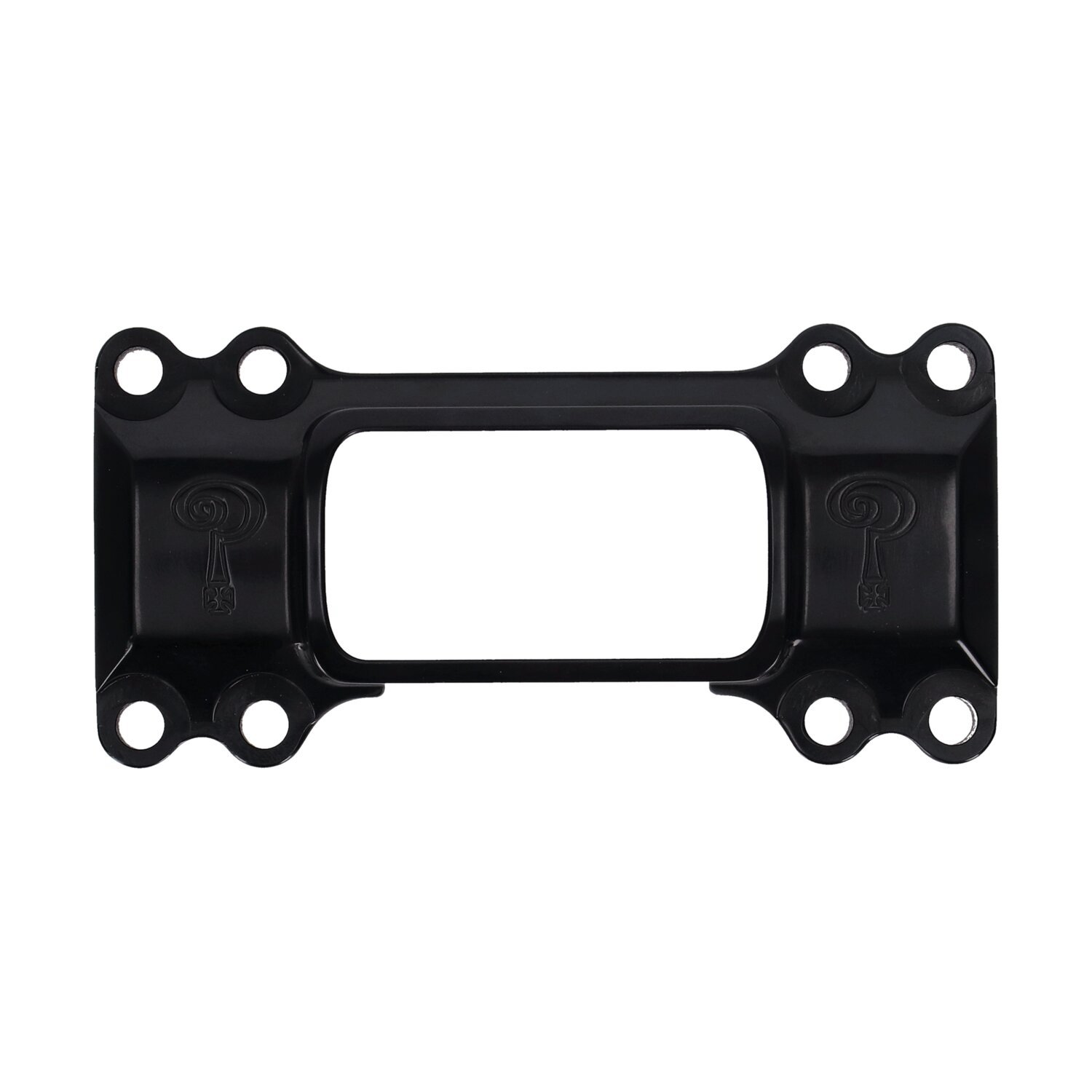 Indian Larry, M8 Softail BK Brawler risers 6, Black, Anodized