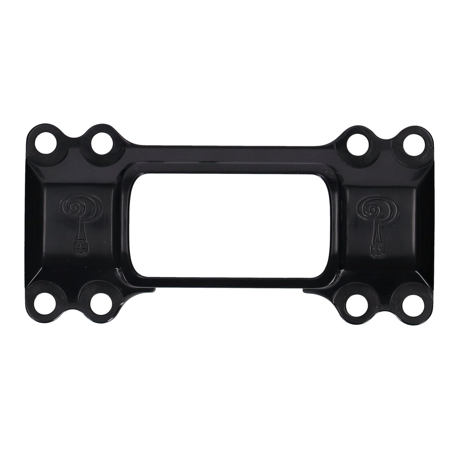 Indian Larry, M8 Softail BK Brawler risers 8, Black, Anodized