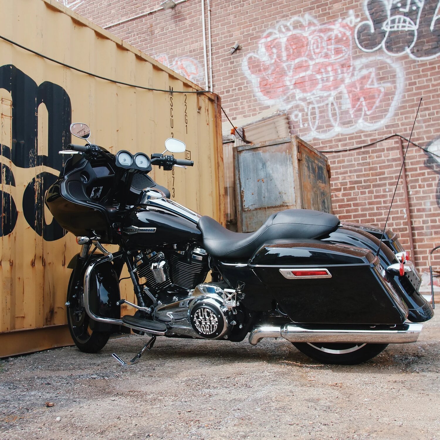 Indian Larry, BK Brawler 10" Road Glide Kit, Black