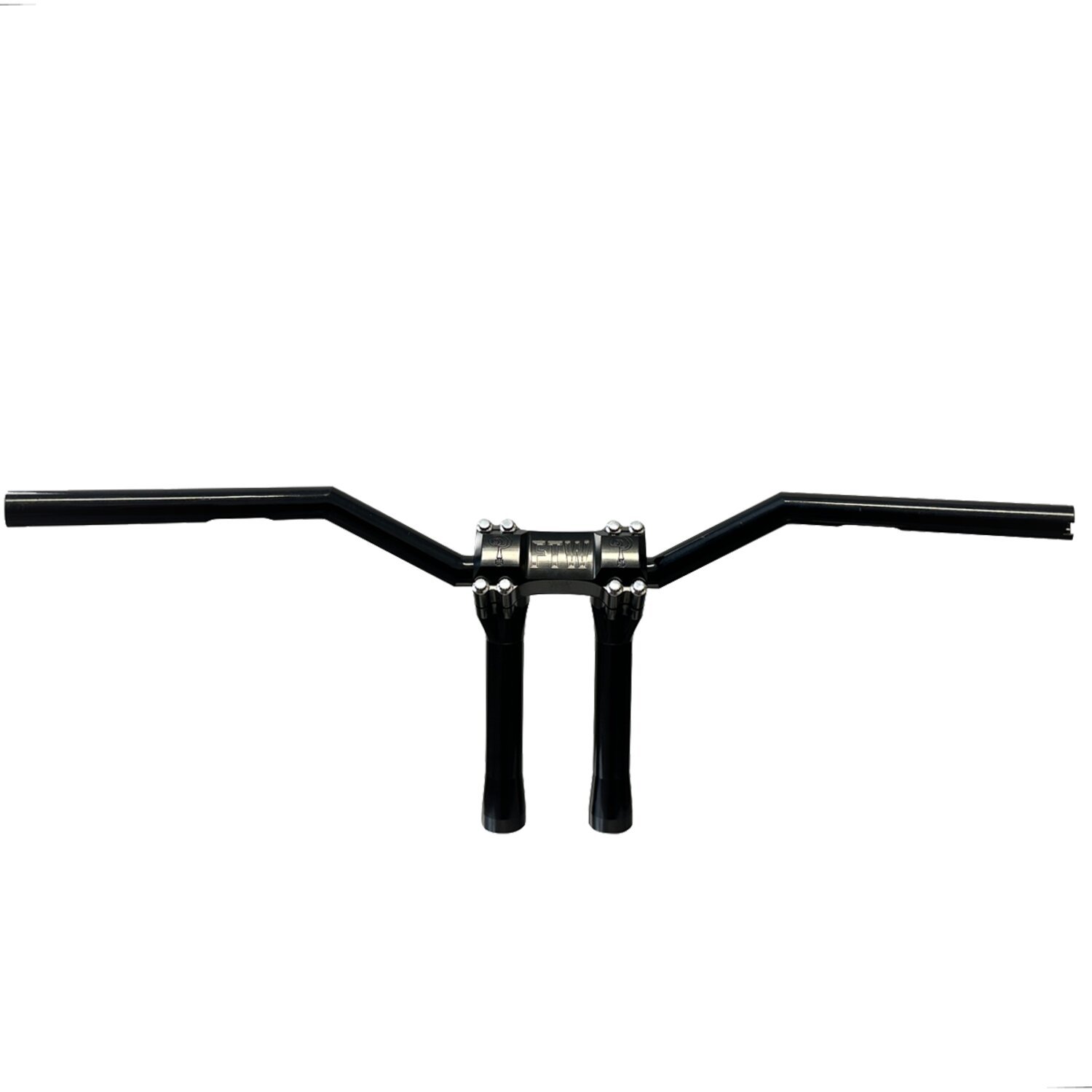 Indian Larry, BK Brawler aluminum handlebar 3" rise, Black, Powder Coated