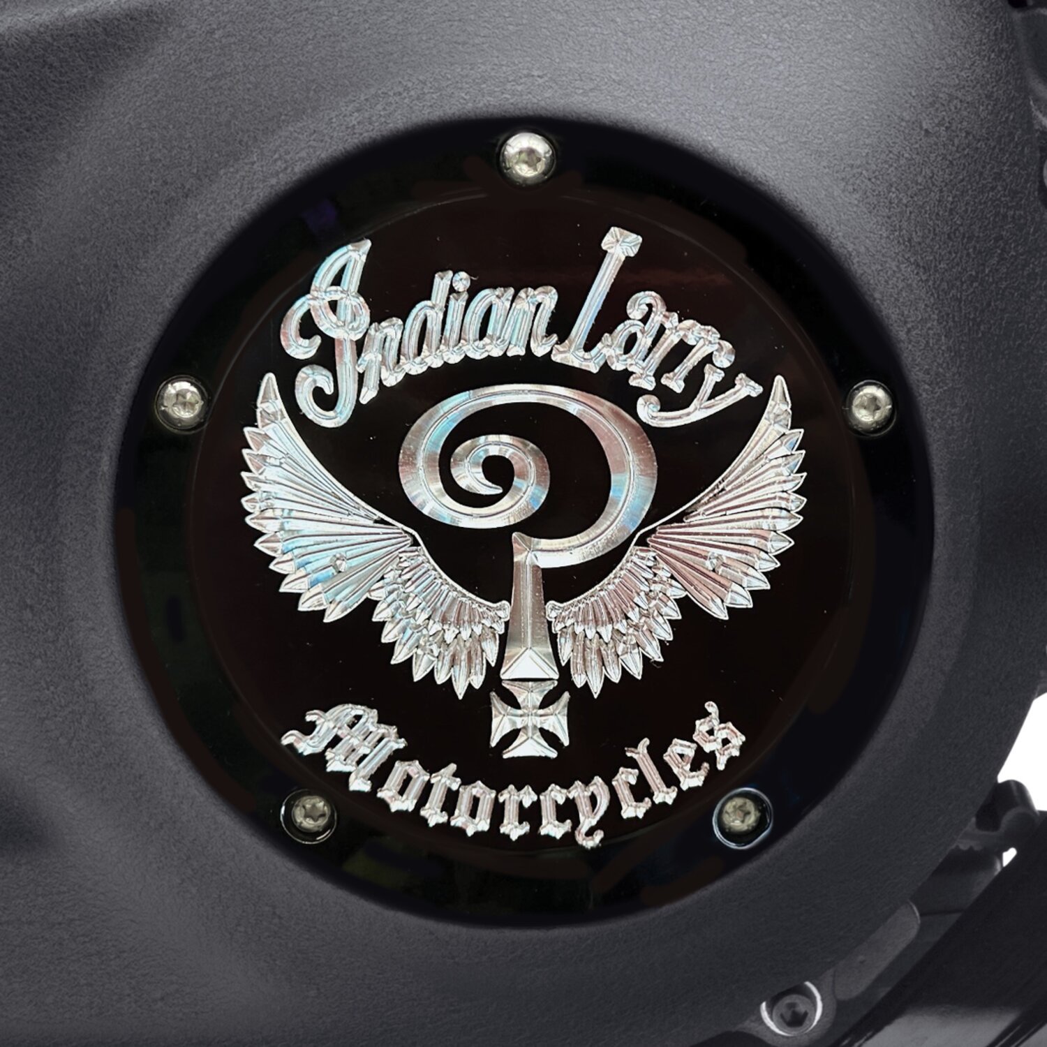 Indian Larry, 'Indian Larry' logo derby cover
