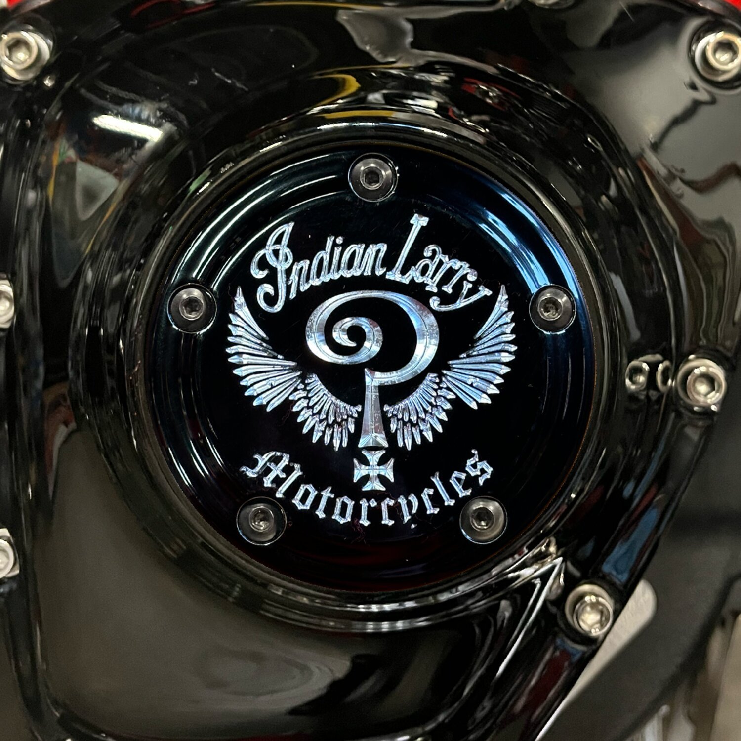 Indian Larry, 'Indian Larry' logo 5-hole point cover
