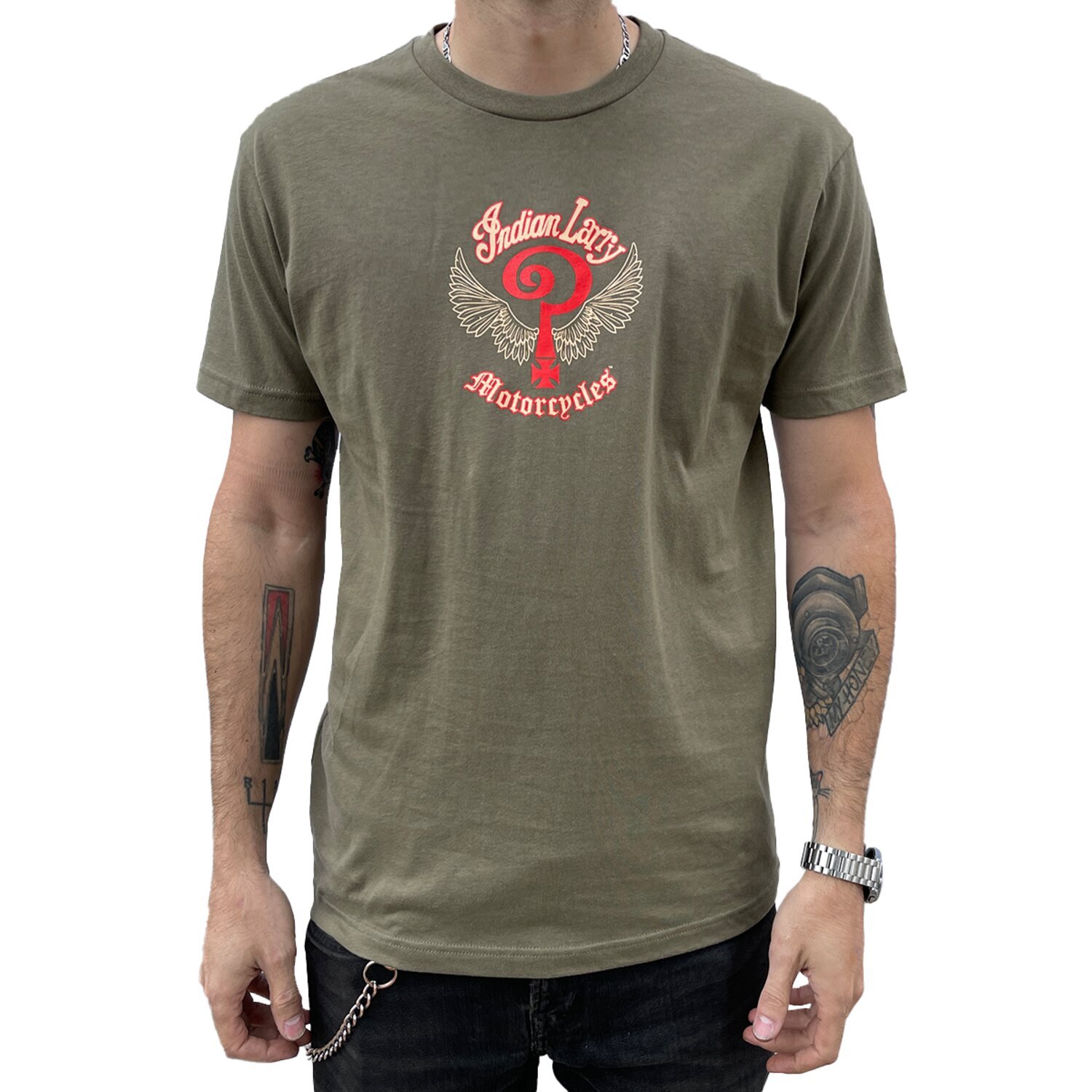 Indian Larry Logo t-shirt