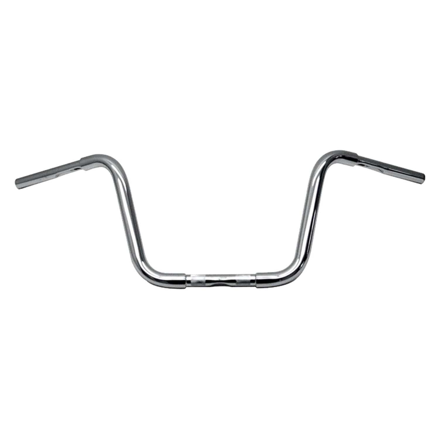 Fehling, 1-1/4" Fat Apehanger. 3 hole. 25cm high, Silver, Chrome
