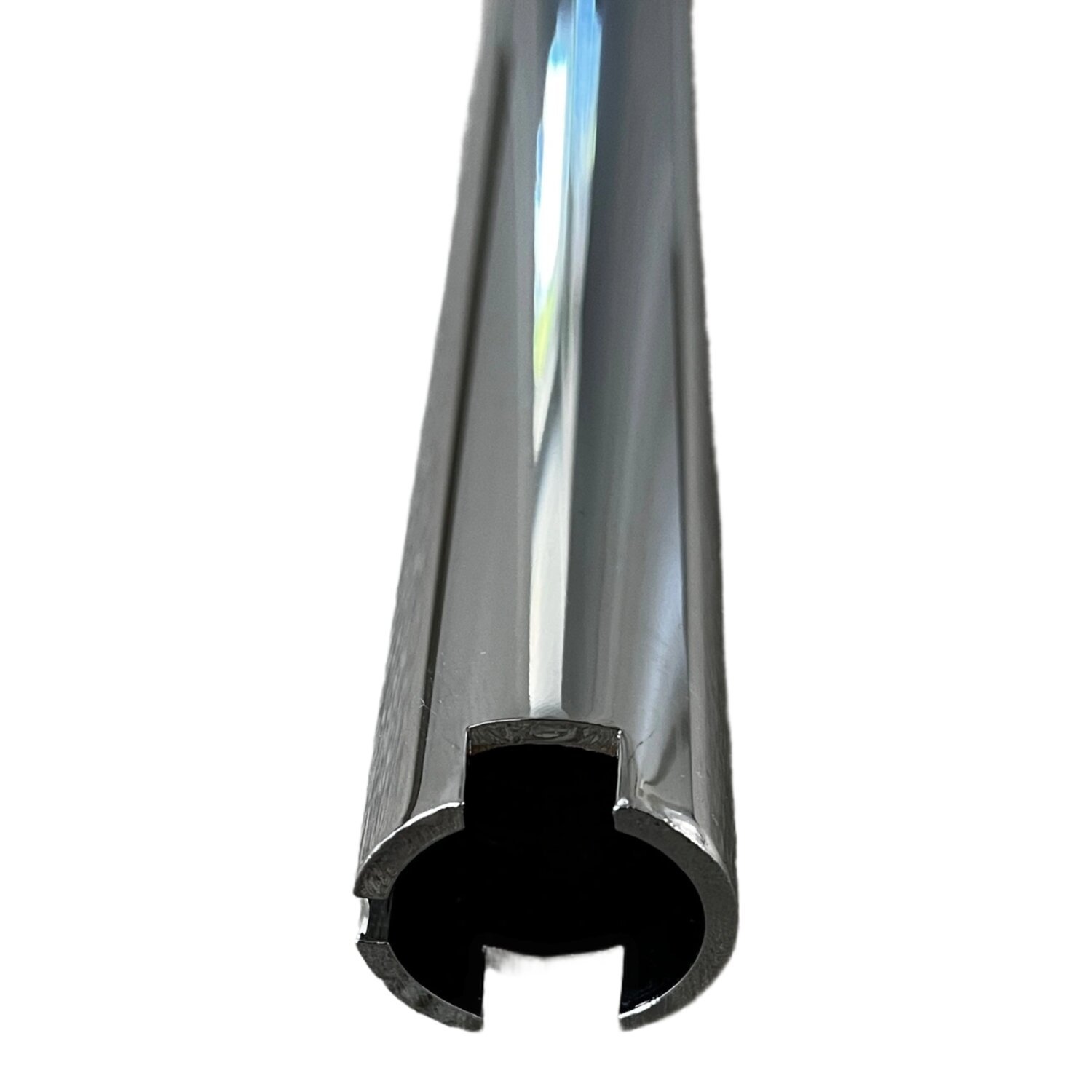 Fehling, 1" Apehanger Narrow Style. 35cm high, Silver, Chrome