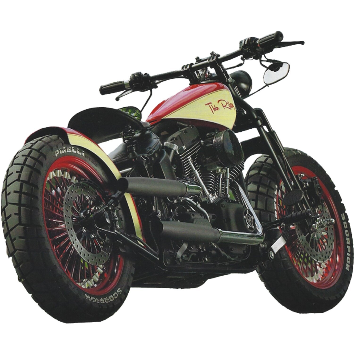 Fehling, 1" drag bar. 82cm, Black, Powder Coated
