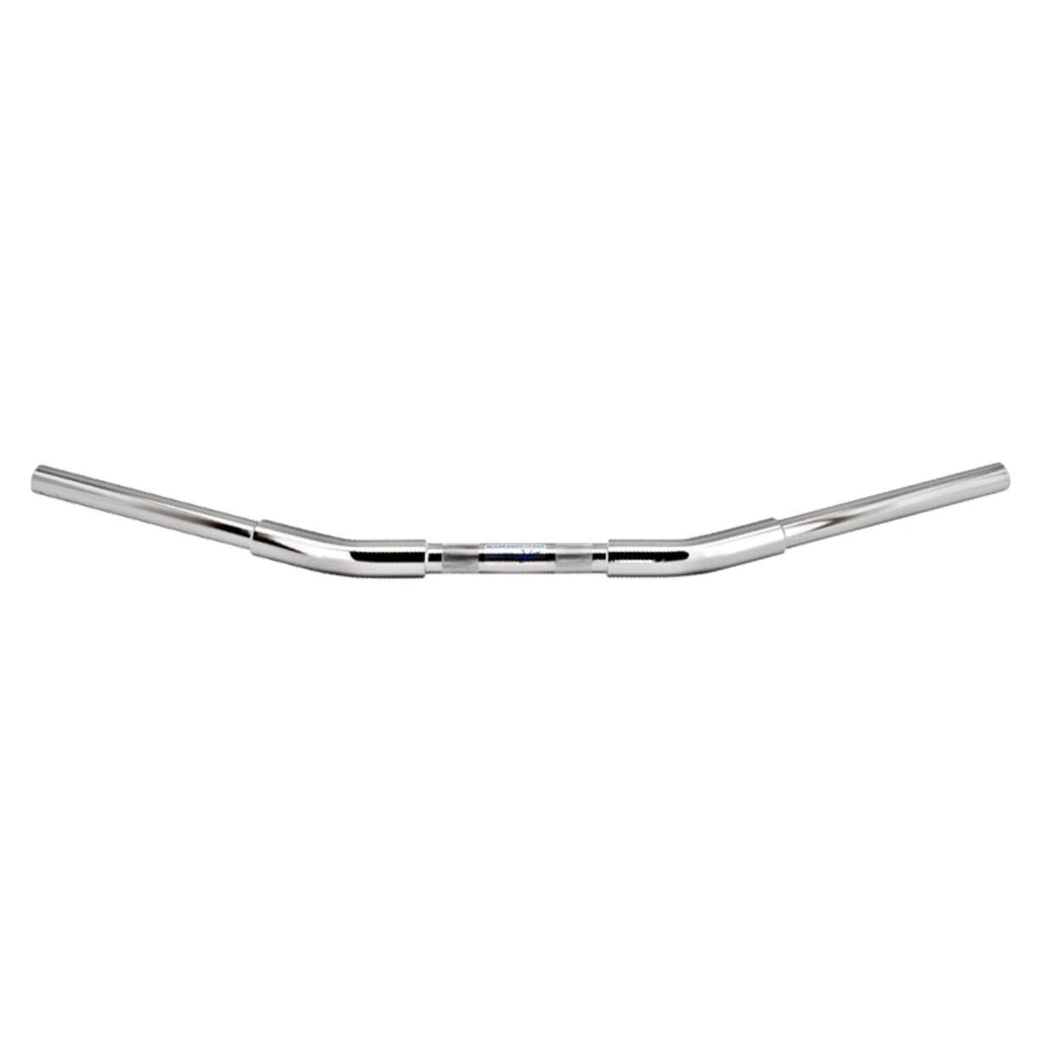 Fehling, Fat Drag Bar 1-1/4". 3-hole, Silver, Chrome