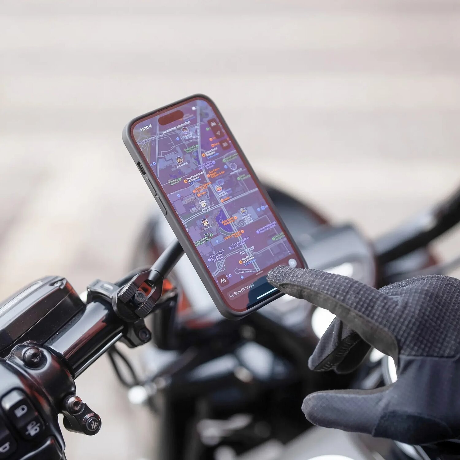 SP Connect Moto Mount 3D 1-1/2". SPC, Black