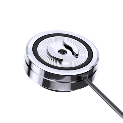 SPC+ phone case mount compatible only. 
Optional vibration damping module with inductive charging option. Used between the smartphone and all SP Connect™ mounts with standard SPC+ damping head. This module additionally reduces engine vibrations through special developed elastomer damper inlays, that dampen in all directions. Especially useful to protect the more vibration-sensitive components of late model smartphones, especially mechanical image stabilizers of the camera. Stops up to 60% of vibrations. 
- CNC machined from aircraft grade aluminum 
- Fits all mounts with standard damping head 
- 3D vibration dampener through a special elastomer inlay 
- Additional protection for sensitive smartphone parts 
- Dimensions: 60mm diameter 
- 100% weatherproof. 
Includes:
1 × Charging Anti Vibration Module
1 × Screw (M5x16mm)
1 × Screw (M5x21mm)
1 × Cable USB-A/USB-C (QC 3.0). 
Note: SPC and SPC+ mounting systems are not interchangeable. 
Note: The Charging Anti Vibration Module is a charger and not a power bank (no battery integrated). The module only works in conjunction with an SP Phone Case. Functioning is not guaranteed with the Universal Interface or Universal Phone Case. 
Note: Keyless ignitions can be affected by overlapping frequency channels. To avoid problems when starting, start the ignition before you connect the smartphone to the charging module. 
