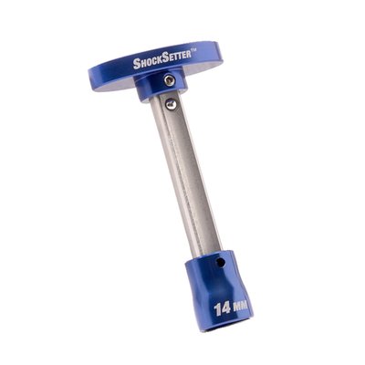 - Quickly and easily adjusts rear shock compression and rebound 
- Portable design allows for convenient trackside or trailside adjustments 
- Fits common 14 mm high speed compression adjusters 
- Made from durable stainless steel and anodized 6061-T6 aluminum 