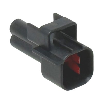 CAN terminating 2-way male connector with terminals and wire seals. 
OEM replacement reference 69202959