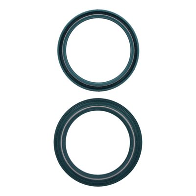 Kit includes 1 fork oil seal and 1 fork dust seal to service one fork leg. Order 2 kits for one motorcycle.
Replacement for 45378-87 oil seal and 45401-87 dust seal.
- 20% less dynamic friction
- Improved feel and smoothness
- Increased life and performance
- Enhanced water and dirt protection
- Reduced wear and air suction
- Reduced stiction
- Excellent temperature stability
- Longer lifespan than regular fork seals