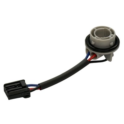 Reproduction of the taillight pigtail, with bulb socket, wiring and connector, for OEM 68370-03. 