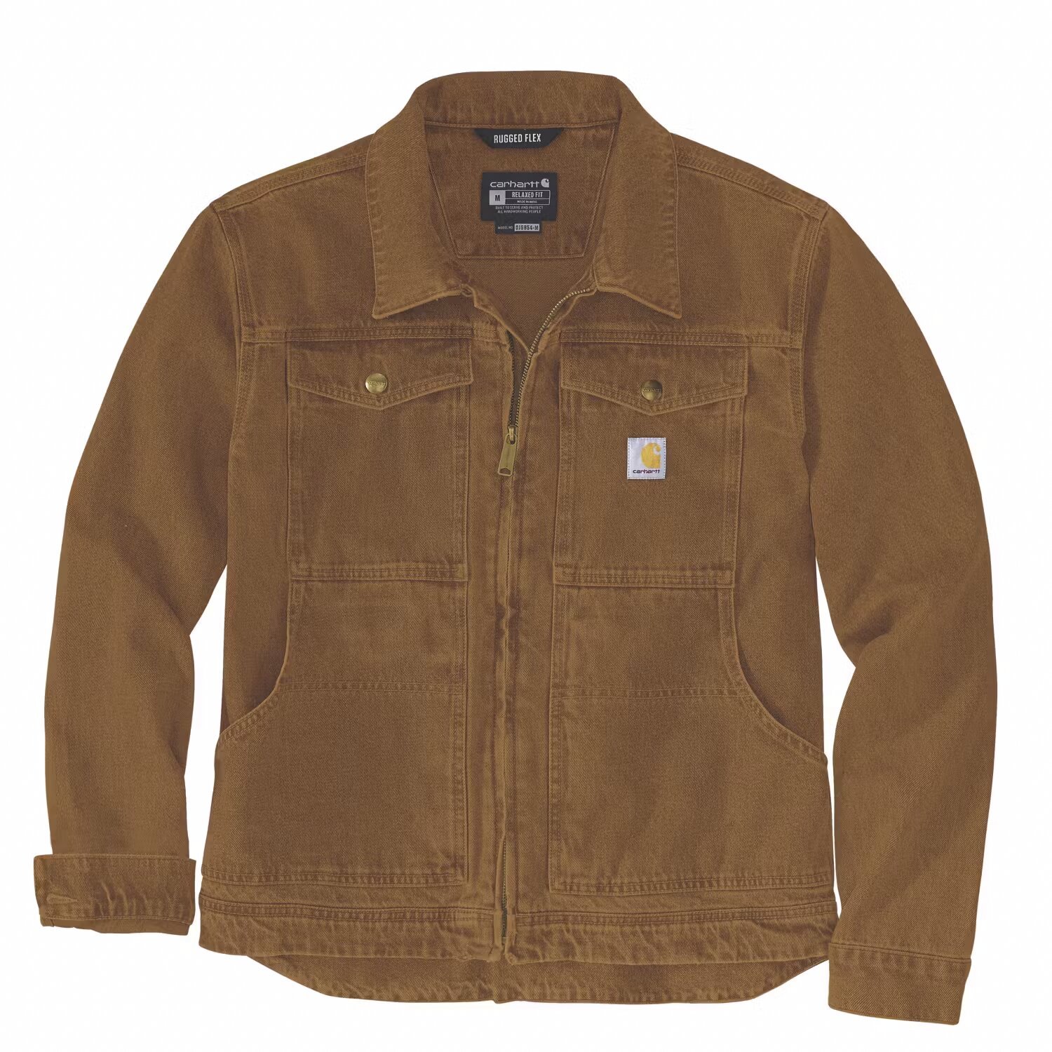 Carhartt Duck Relaxed Fit jacket, carhartt brown, S