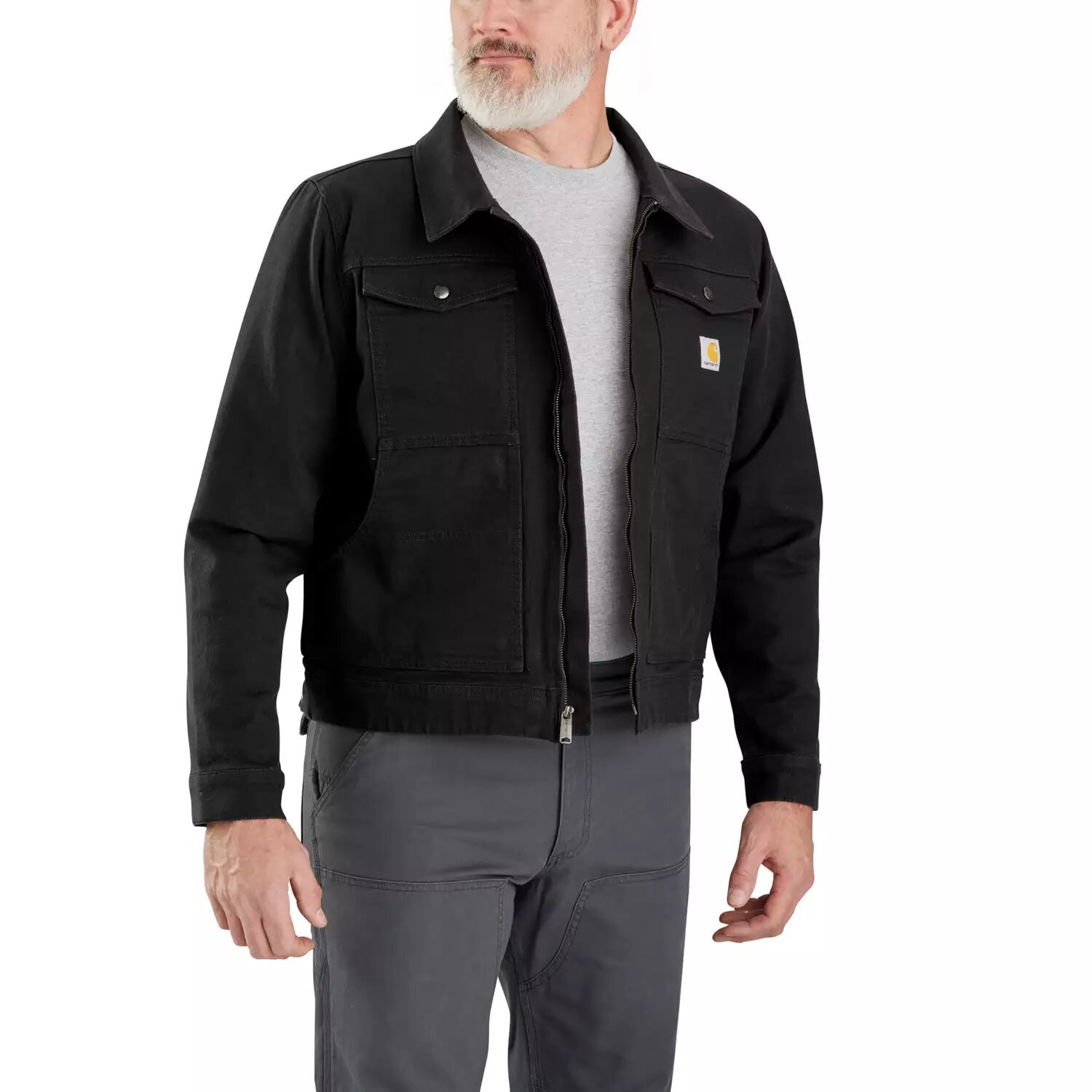 Carhartt Duck Relaxed Fit jacket, Black, S