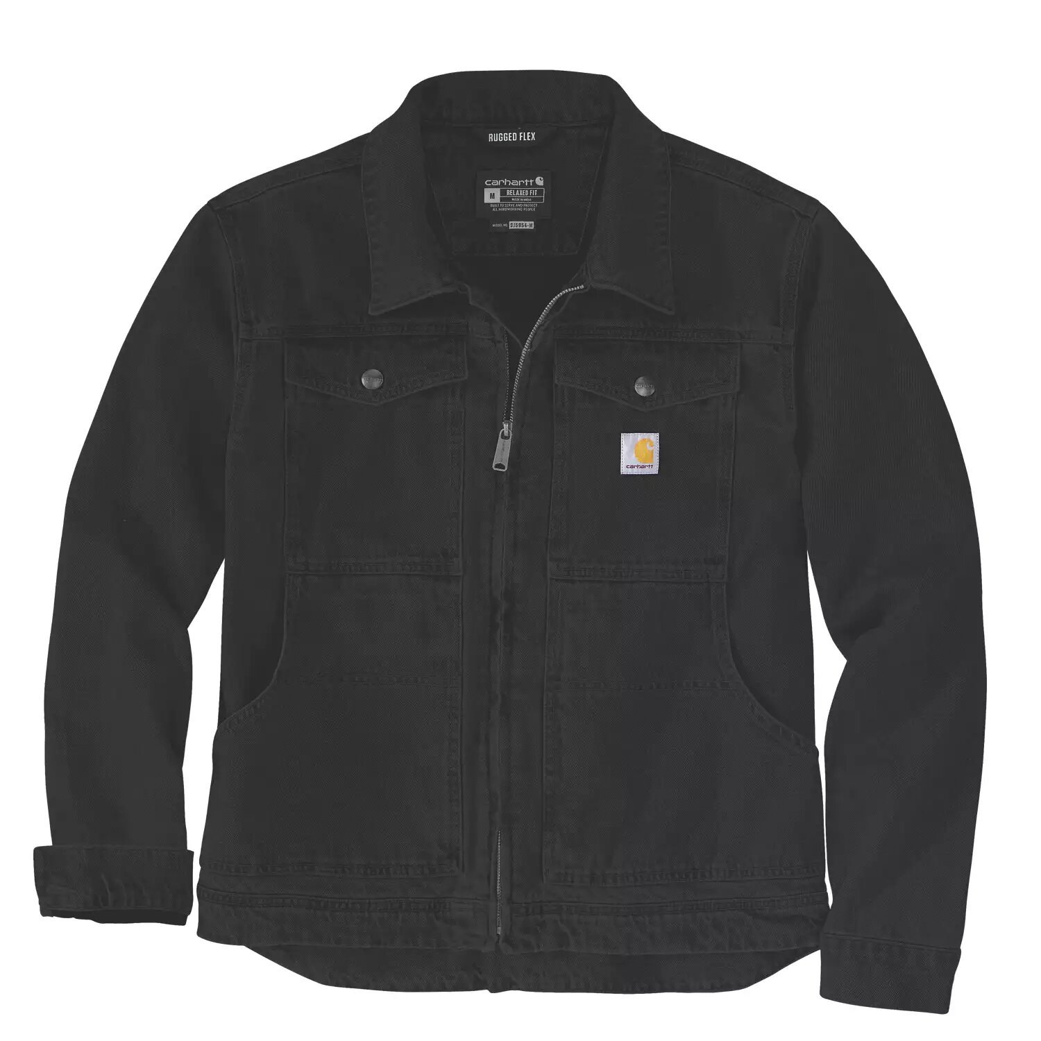 Carhartt Duck Relaxed Fit jacket, Black, S
