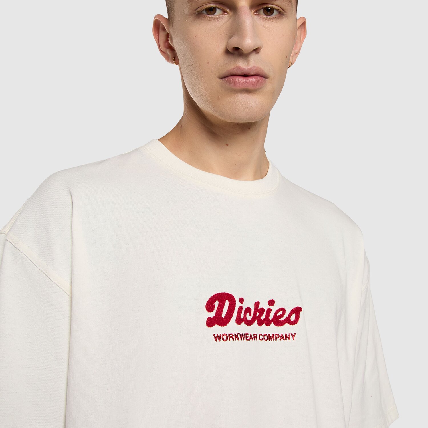Dickies Lewistown Embro t-shirt, egret White, 2XL