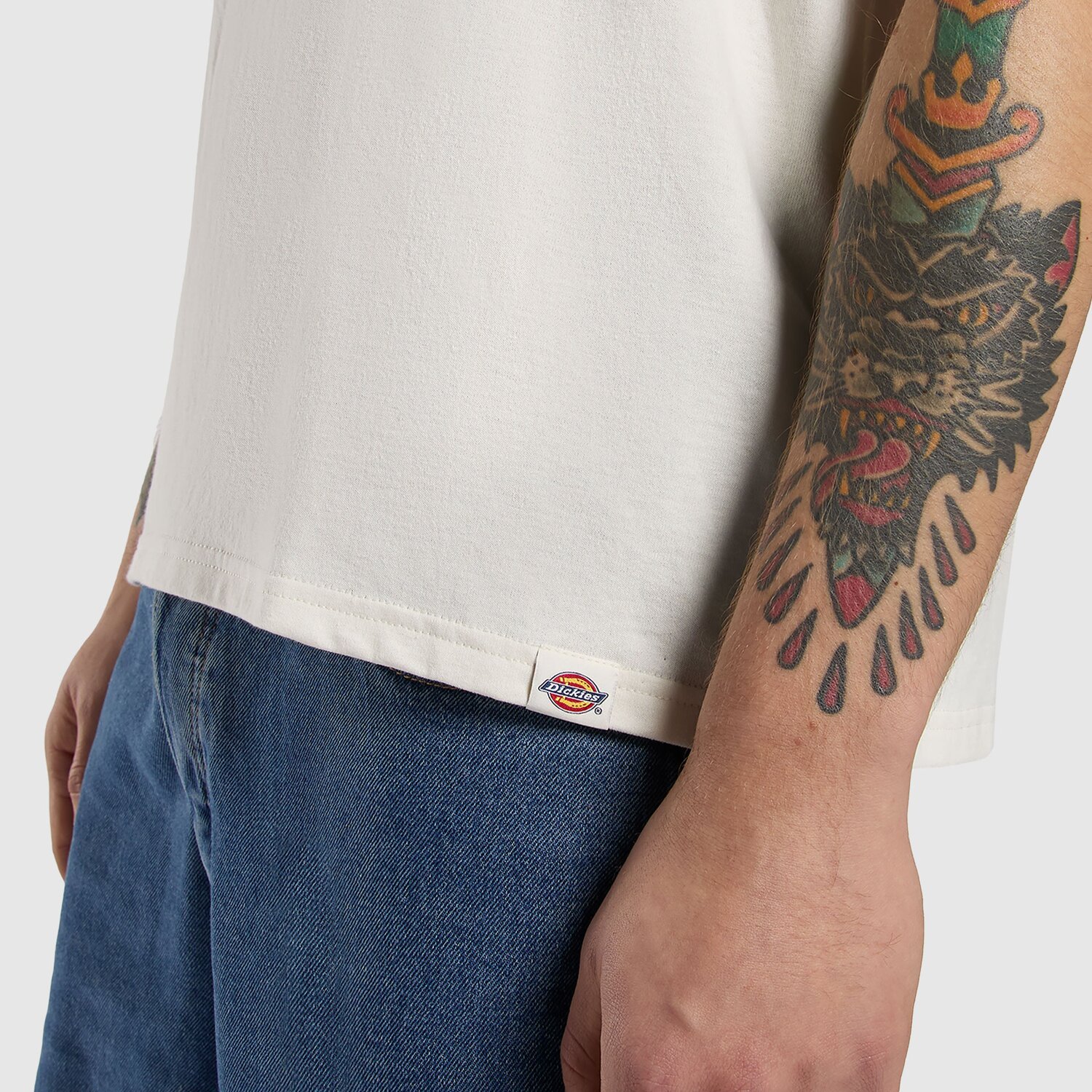Dickies Lewistown Embro t-shirt, egret White, 2XL