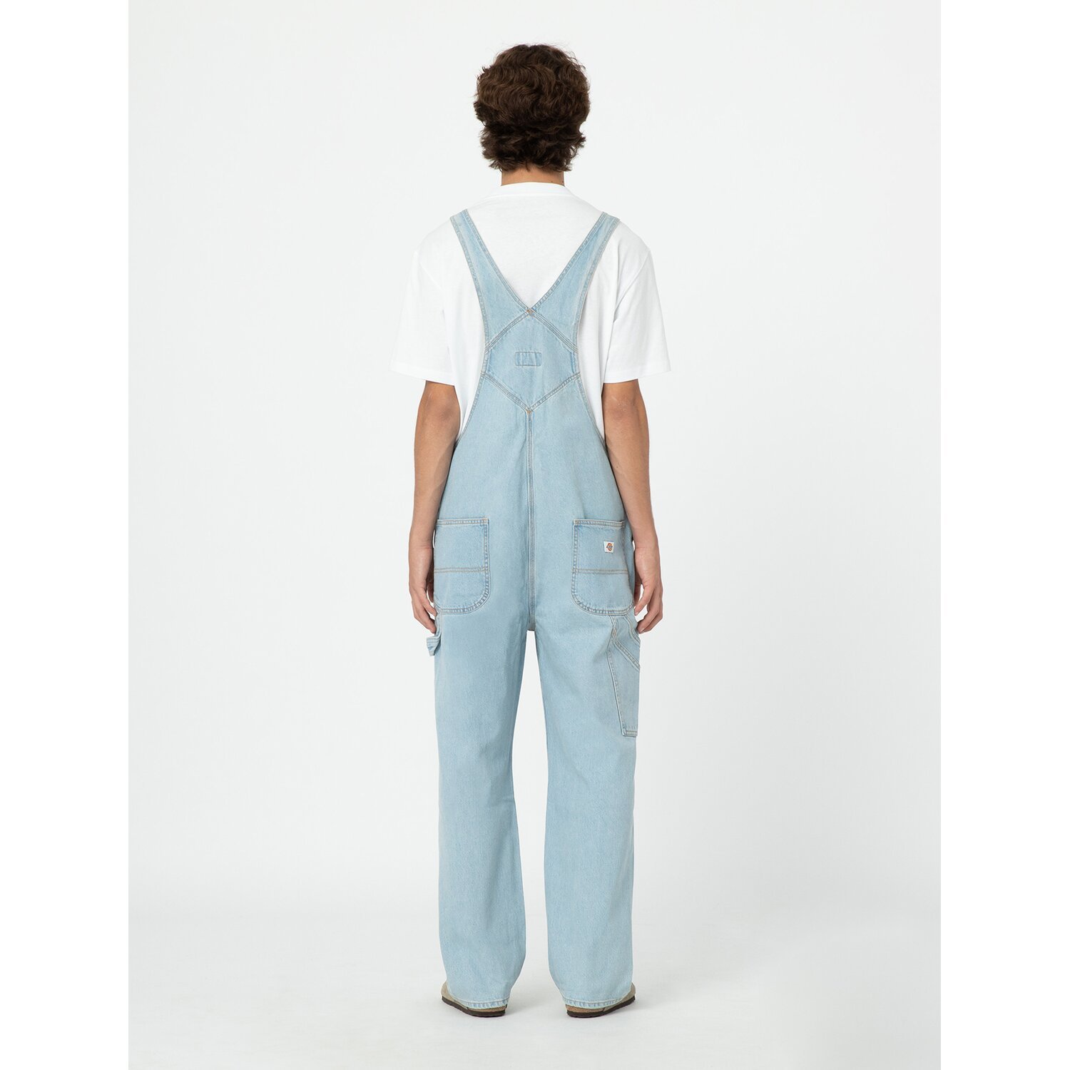 Dickies Dickies classic denim bib vntg blue, XL