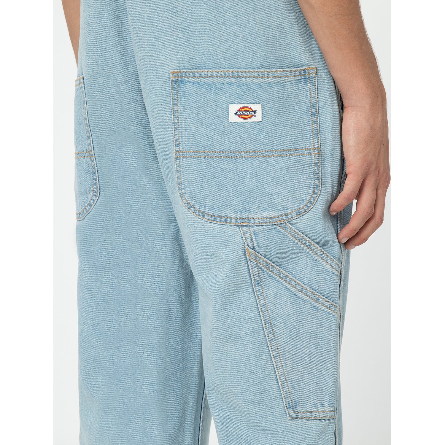Dickies Dickies classic denim bib vntg blue, XL