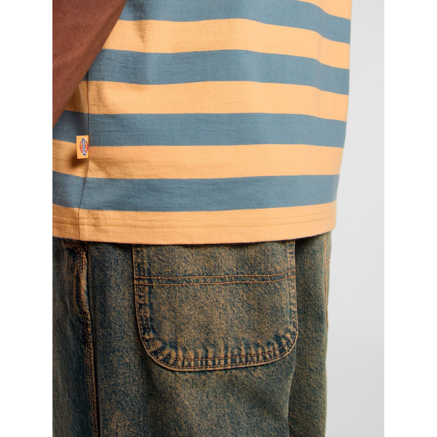 Dickies Rivergrove t-shirt oak buff, Yellow, 2XL