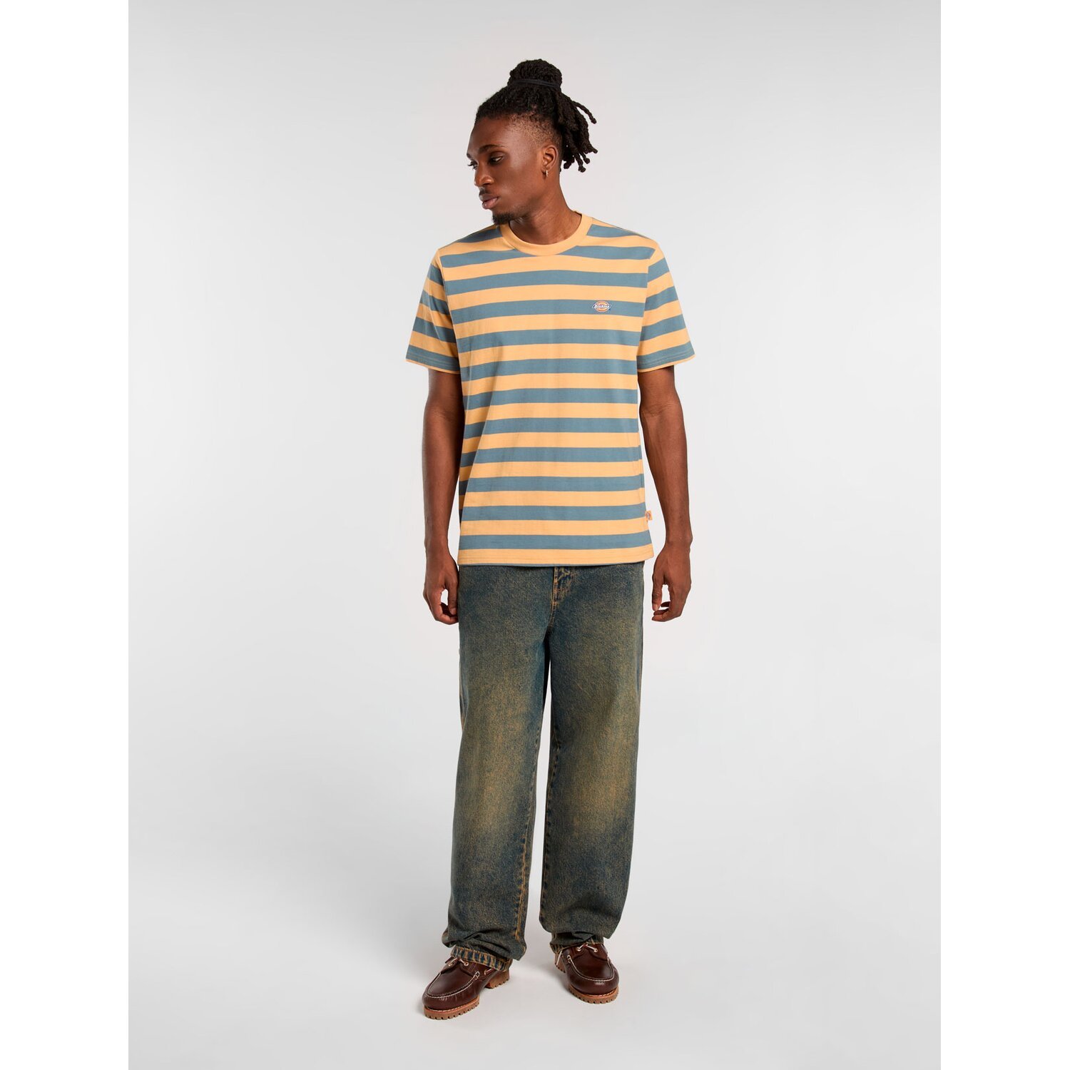 Dickies Rivergrove t-shirt oak buff, Yellow, 2XL