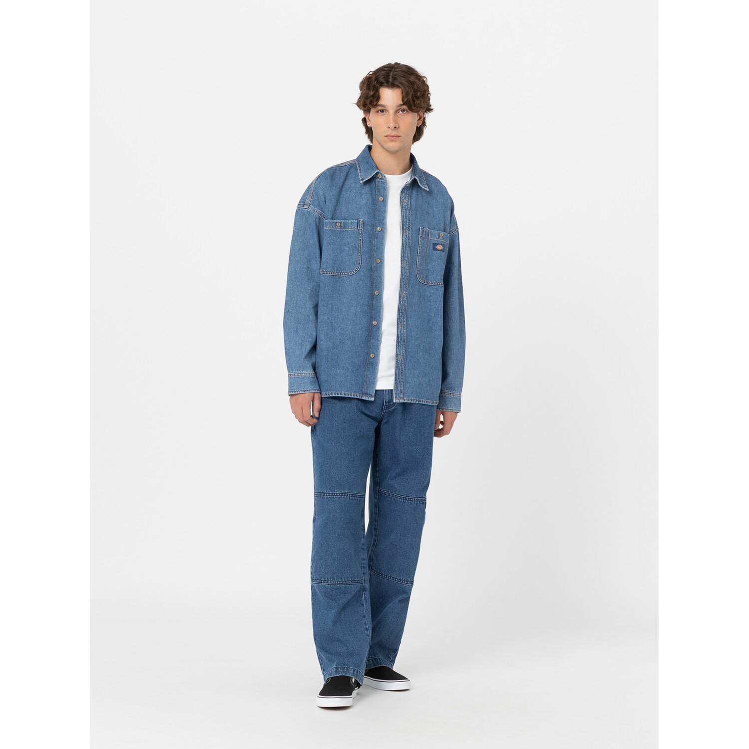 Dickies Houston shirt classic blue, L