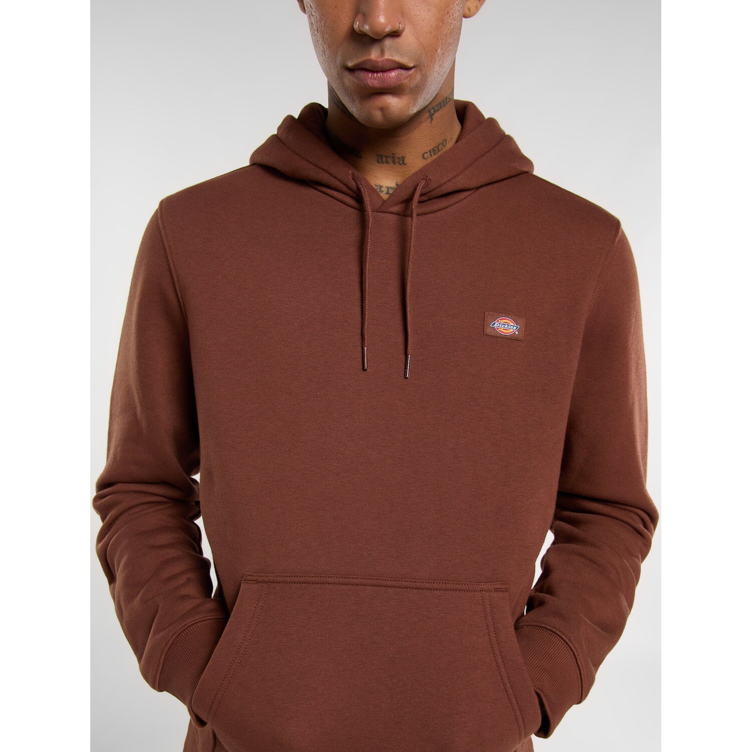 Dickies Oakport hoodie cappuccino, Brown, 2XL