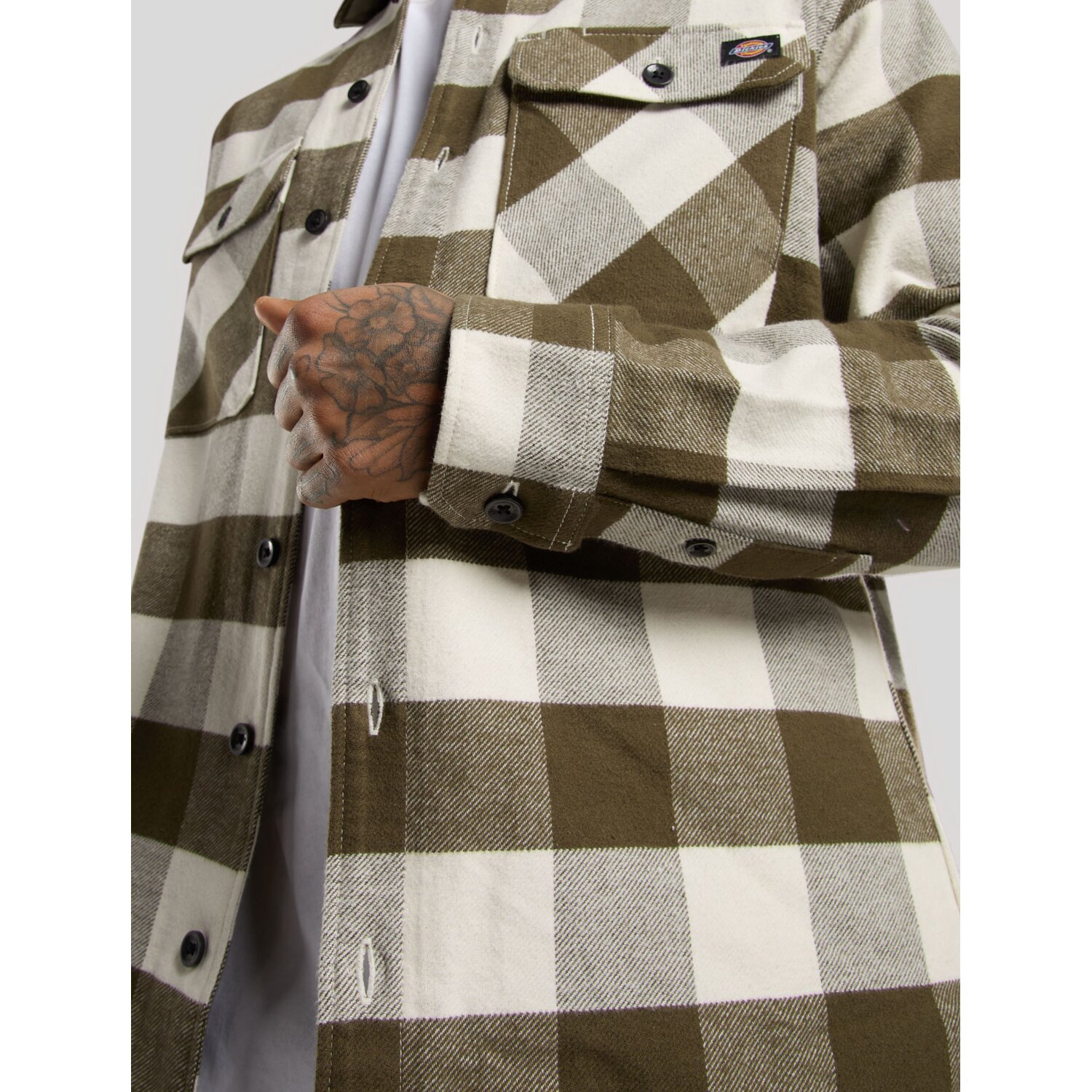 Dickies Sacramento shirt egret, Beige, 2XL