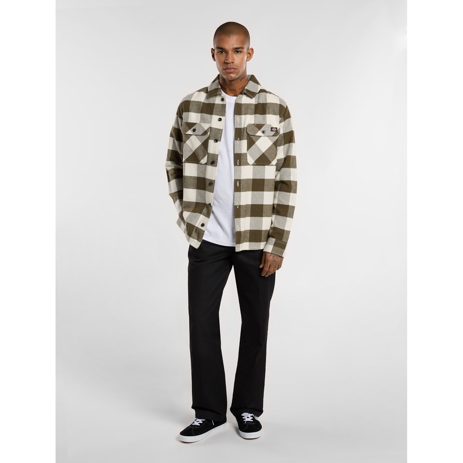Dickies Sacramento shirt egret, Beige, 2XL