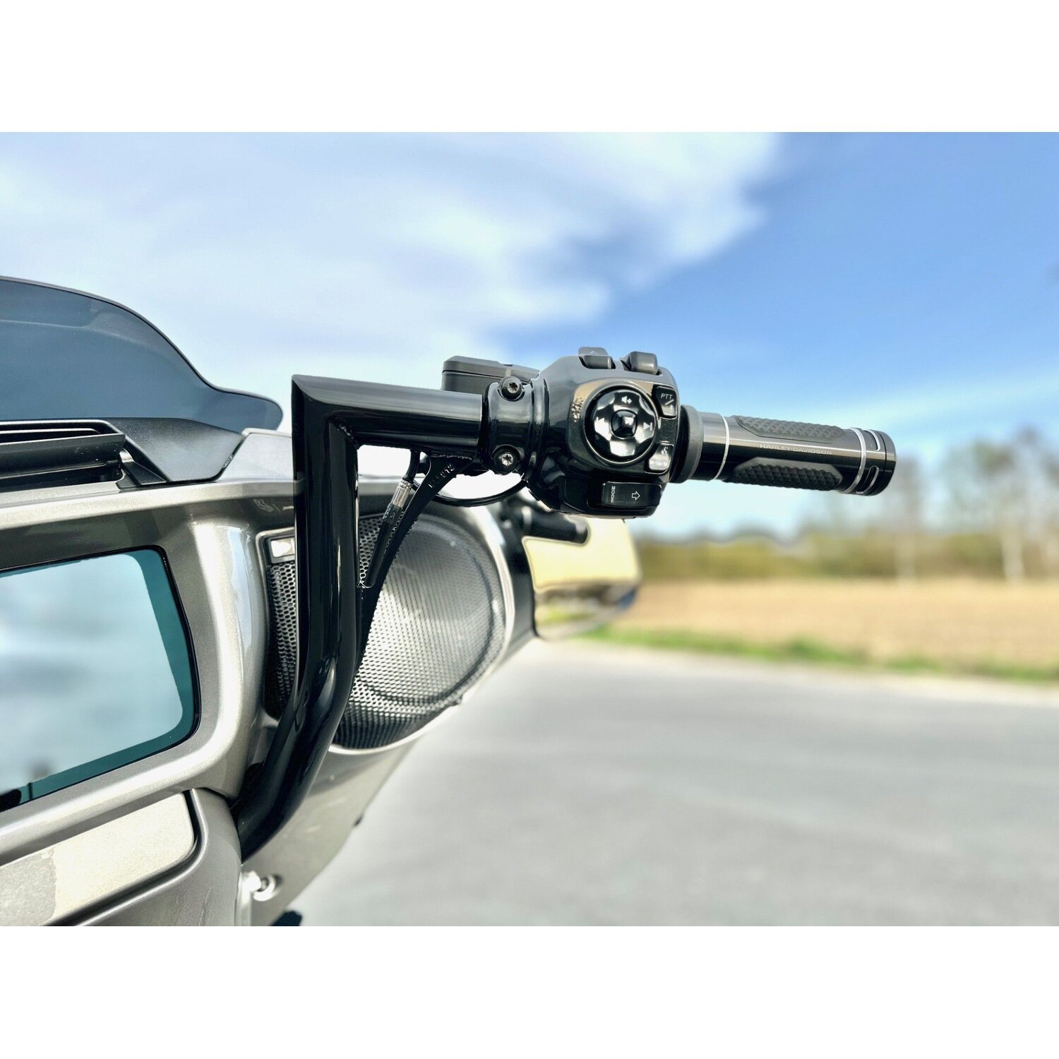 Kodlin, Flow-bar bagger handlebar 33cm high, Black, Powder Coated
