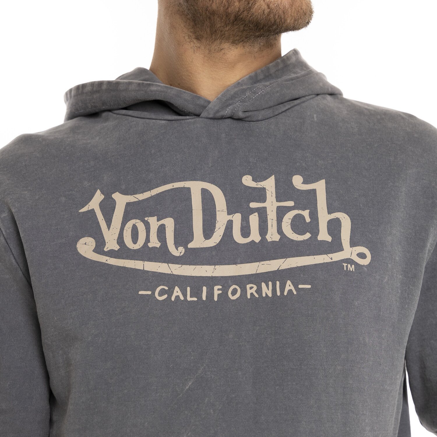 Von Dutch Youth hoodie, anthracite Gray, M