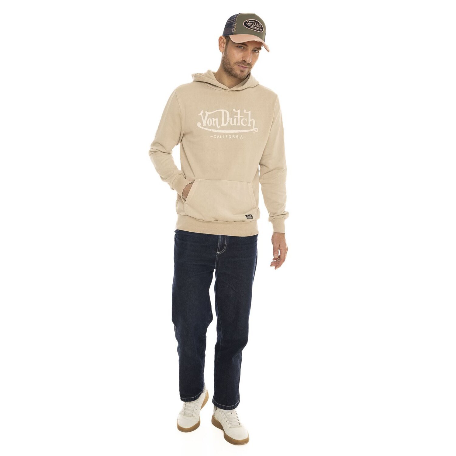 Von Dutch Youth hoodie brown, M