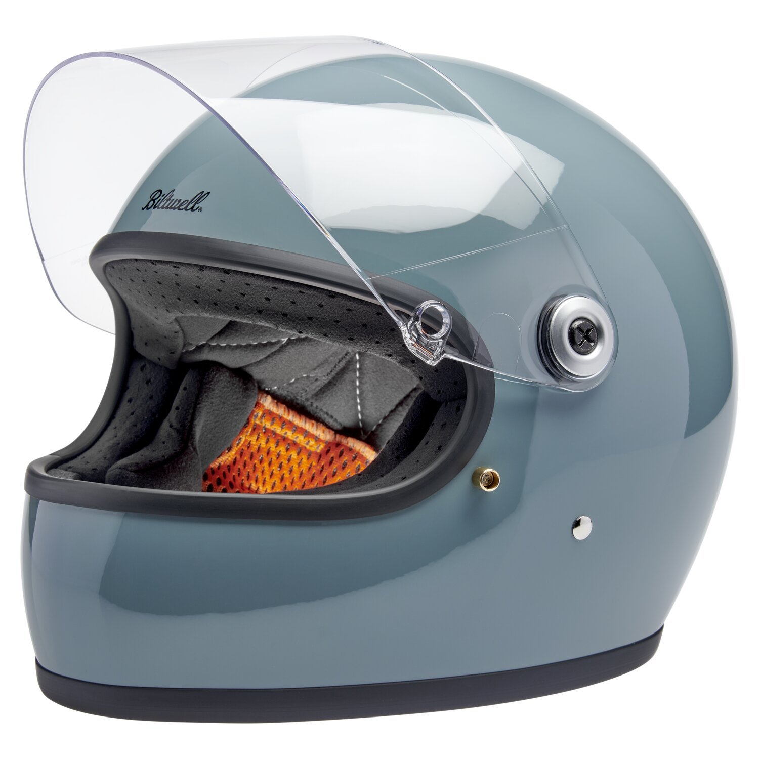Biltwell Gringo S helmet Agave Blue Gloss, L