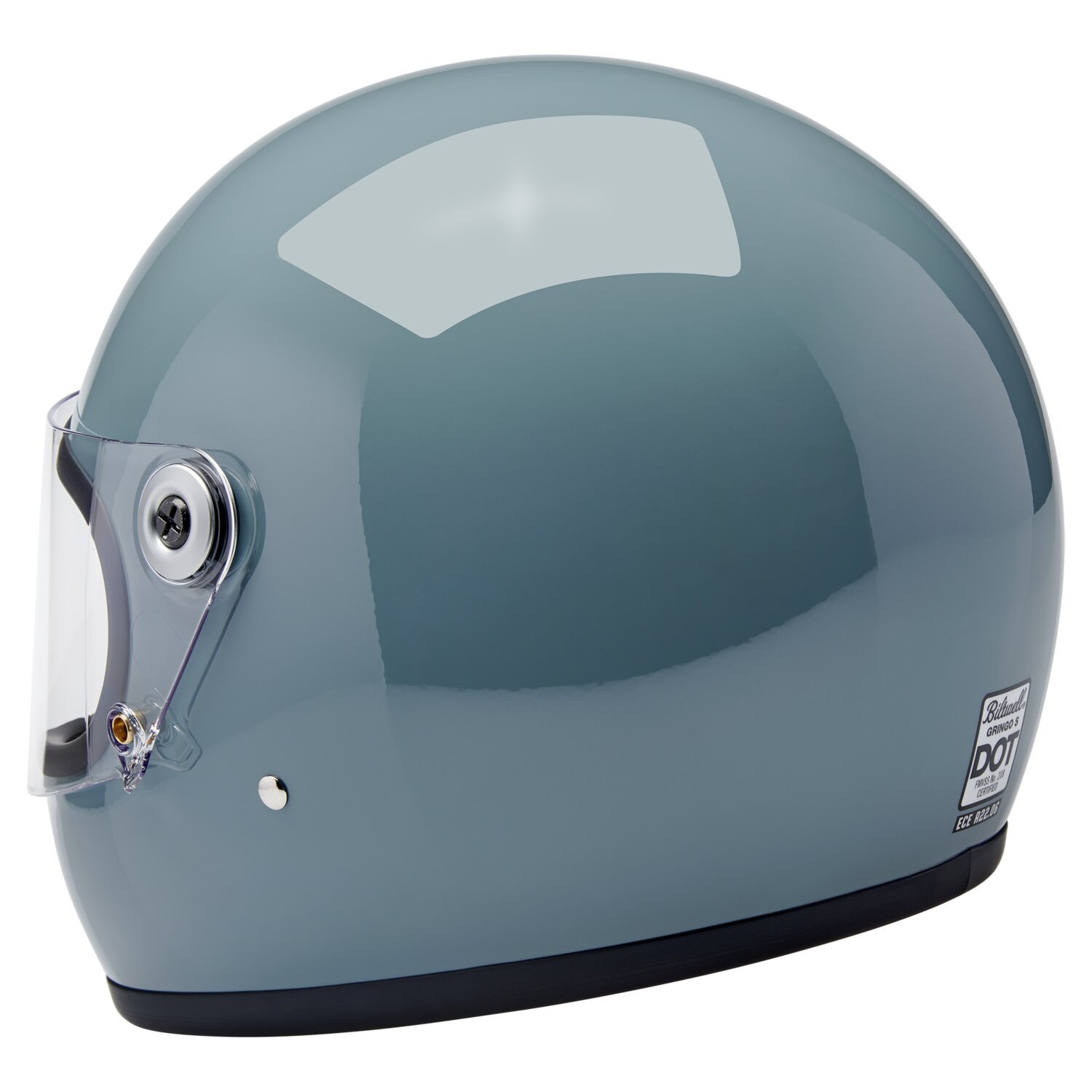 Biltwell Gringo S helmet Agave Blue Gloss, L