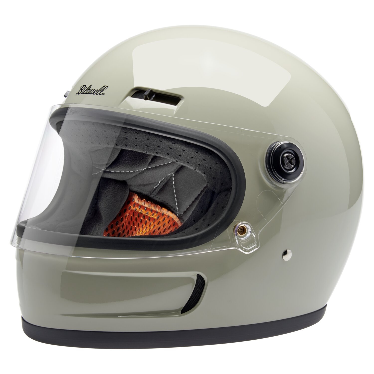 Biltwell Gringo SV helmet Chalk Grey, L, Gloss