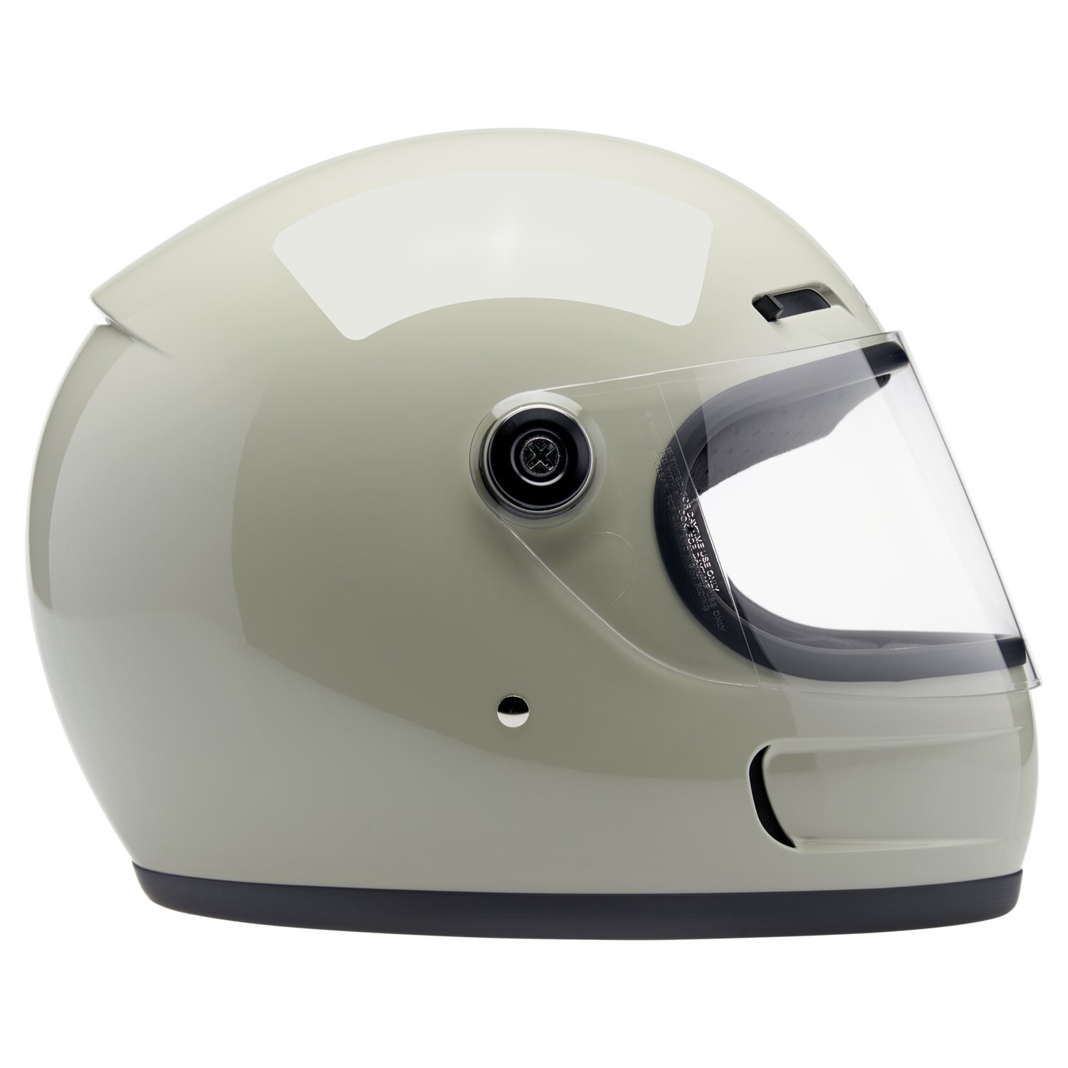 Biltwell Gringo SV helmet Chalk Grey, L, Gloss