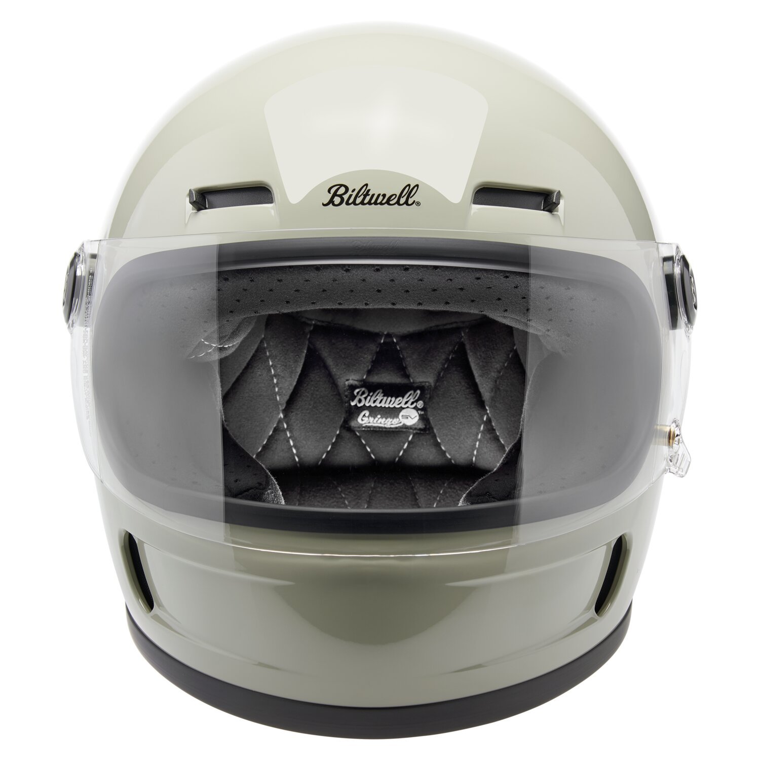 Biltwell Gringo SV helmet Chalk Grey, L, Gloss