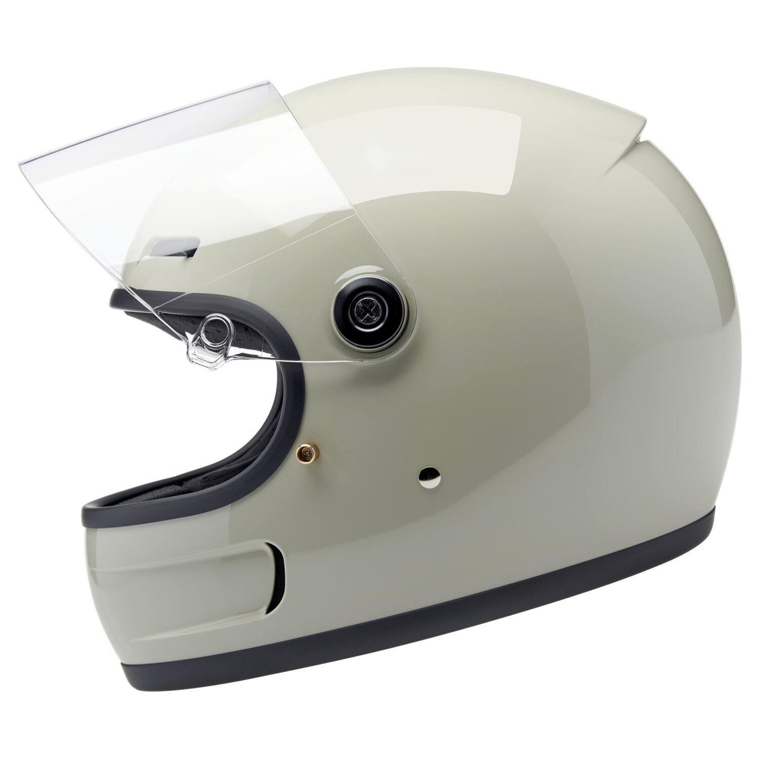 Biltwell Gringo SV helmet Chalk Grey, L, Gloss